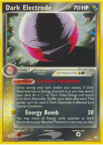 Dark Electrode #4/109 — Team Rocket Returns