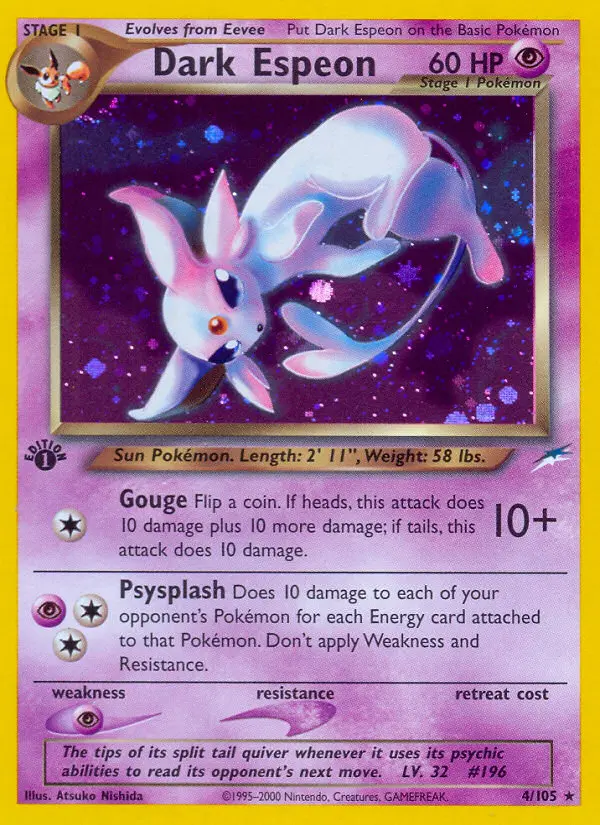 Dark Espeon (1st Edition) #4 — Neo Destiny (1st Edition)