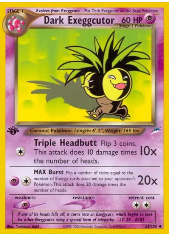 Dark Exeggutor #33/105 — Neo Destiny