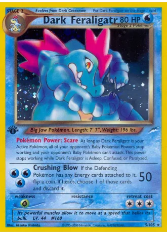 Dark Feraligatr #5/105 — Neo Destiny