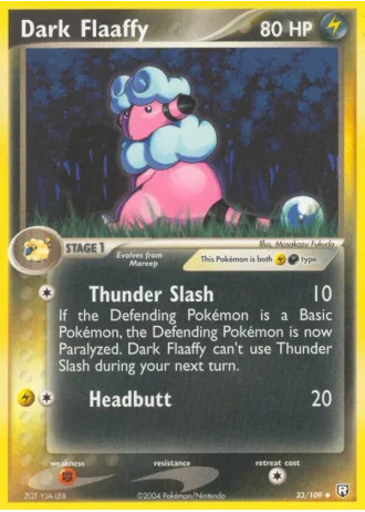 Dark Flaaffy #33 — Team Rocket Returns