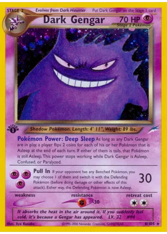 Dark Gengar (1ª Edizione) #6/105 — Neo Destiny (1ª Edizione)