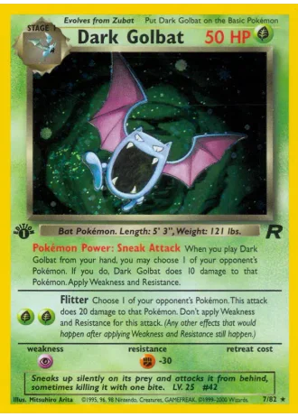 Dark Golbat #7/82 — Team Rocket