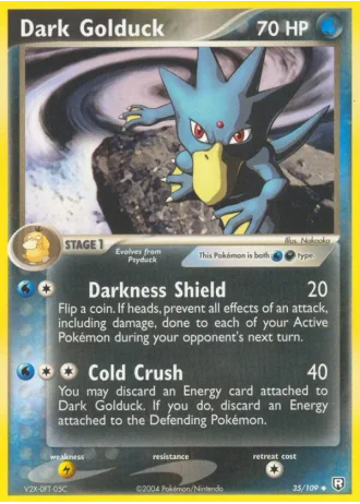 Dark Golduck #35/109 — Team Rocket Returns