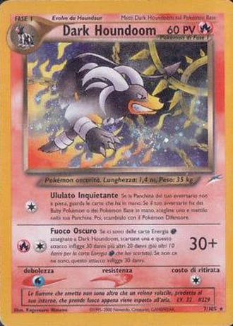 Dark Houndoom (1ª Edizione) #7/105 — Neo Destiny (1ª Edizione)