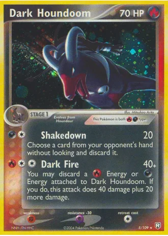 Dark Houndoom #5/109 — Team Rocket Returns