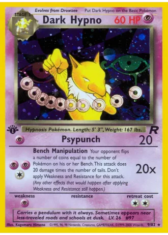 Dark Hypno (1st Edition) #9 — Team Rocket (1st Edition)