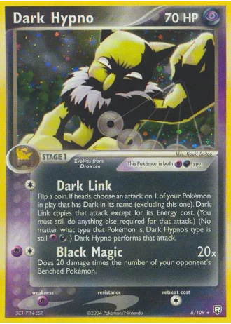Dark Hypno #6/109 — Team Rocket Returns
