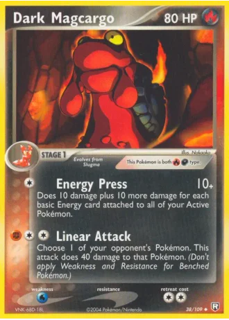 Dark Magcargo #38/109 — Team Rocket Returns