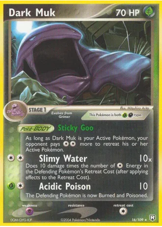 Dark Muk #16/109 — Team Rocket Returns