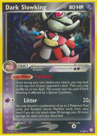Dark Slowking #9/109 — Team Rocket Returns
