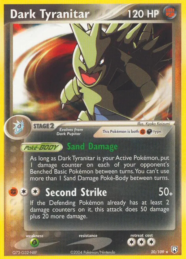 Dark Tyranitar #20-ex7 — World Championships 2005