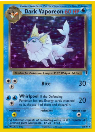 Dark Vaporeon #9 — Legendary Collection