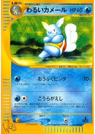 Dark Wartortle #24 — Pokémon Web
