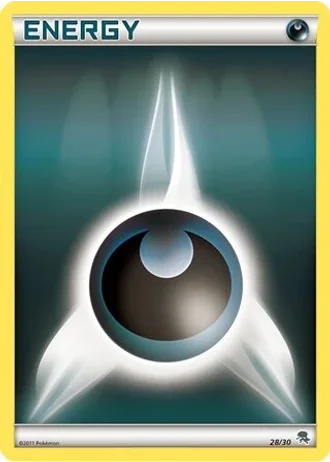 Darkness Energy #28/30 — BW trainer Kit (Zoroark)