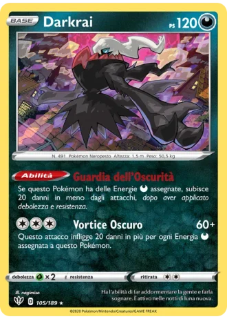 Darkrai #105 — Fiamme Oscure