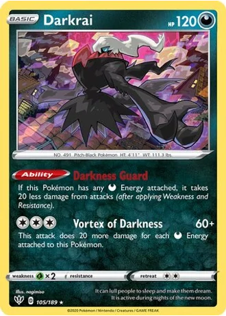 Darkrai #105/189 — Trick or Trade 2022