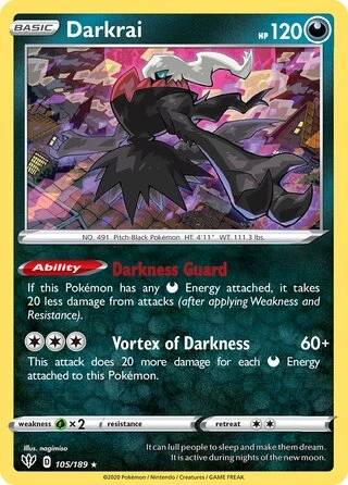 Darkrai #105/189 — Trick or Trade 2022