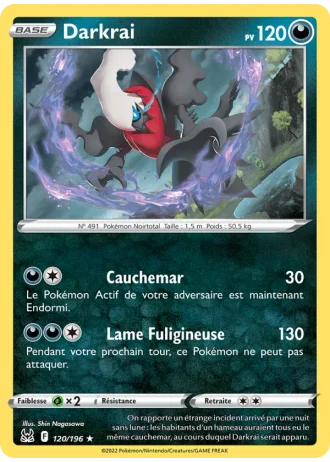 Darkrai #120/196 — Origine Perdue