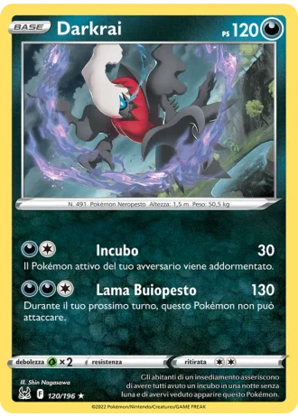 Darkrai #120/196 — Origine Perduta