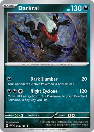 Darkrai #136/197 — Trick or Trade 2024