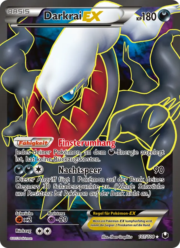 Darkrai EX #107 — Erforscher der Finsternis