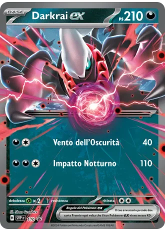 Darkrai ex #110 — Scarlatto e Violetto Promos