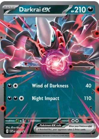 Darkrai ex #110 — Scarlet & Violet Promos