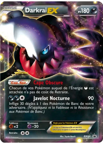 Darkrai ex BW46 — Noir & Blanc Promos