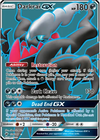 Darkrai GX #139 — Burning Shadows