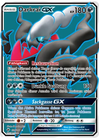 Darkrai GX #139 — Nacht in Flammen