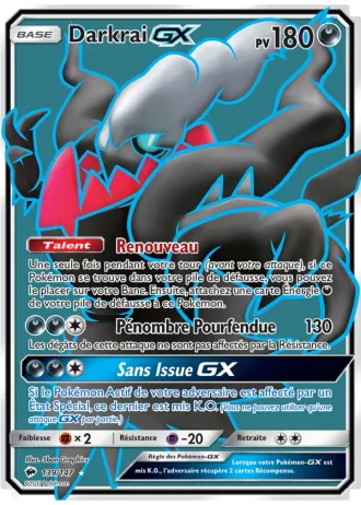 Darkrai GX #139/147 — Ombres Ardentes