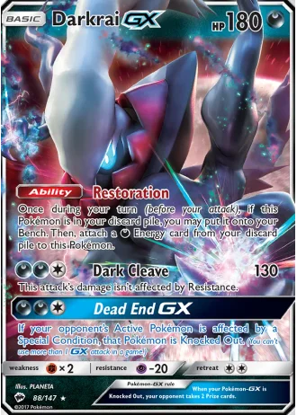 Darkrai GX #88 — Burning Shadows