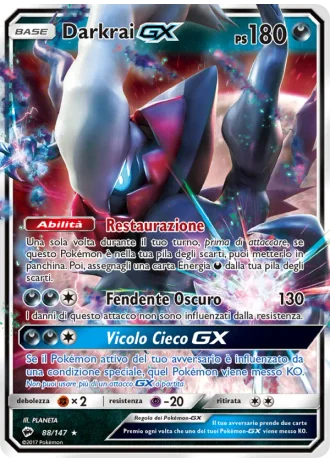 Darkrai GX #88/147 — Ombre Infuocate