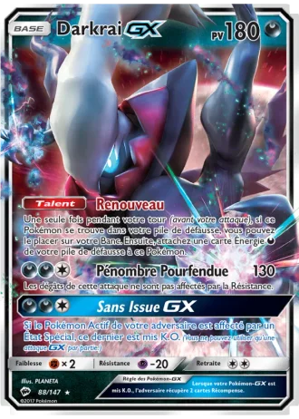 Darkrai GX #88/147 — Ombres Ardentes
