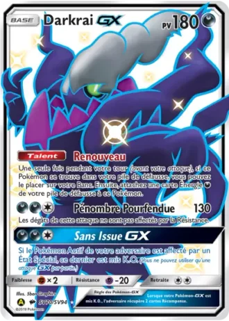 Darkrai GX SV70 — Coffre Chromatique (Destinées Occultes)
