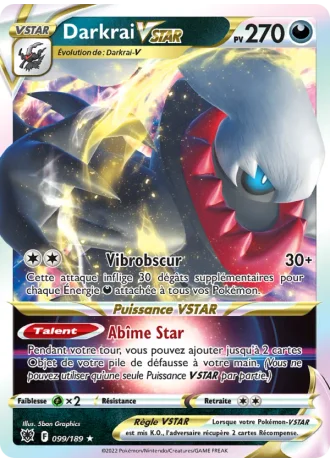 Darkrai VSTAR #099 — Astres Radieux
