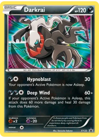 Darkrai XY22 — XY Promos