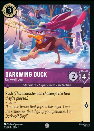 Darkwing Duck - Darkwolf Dog #43/204 — Winterspell
