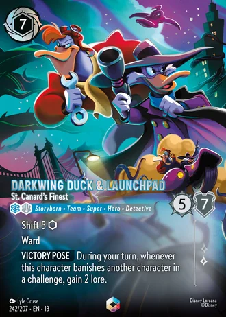 Darkwing Duck & Launchpad - St. Canard's Finest #242/261 — Attack of the Vine!