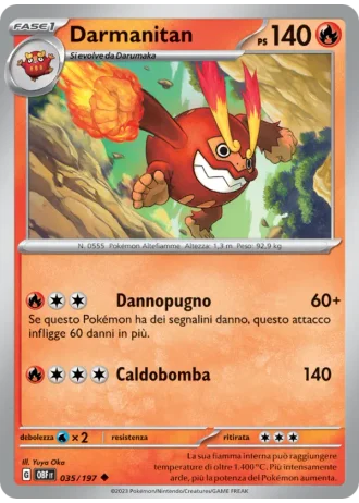 Darmanitan #035 — Ossidiana Infuocata