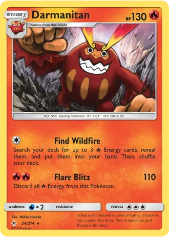 Darmanitan #24/214 — Unbroken Bonds