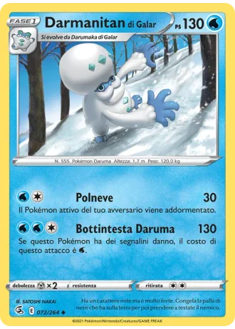 Darmanitan di Galar #72/264 — Colpo Fusione