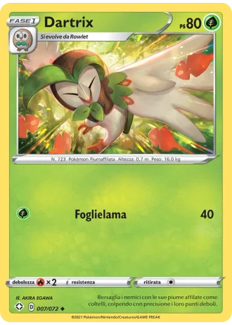 Dartrix #7/72 — Destino Splendente