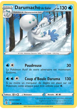 Darumacho de Galar #72 — Poing de Fusion