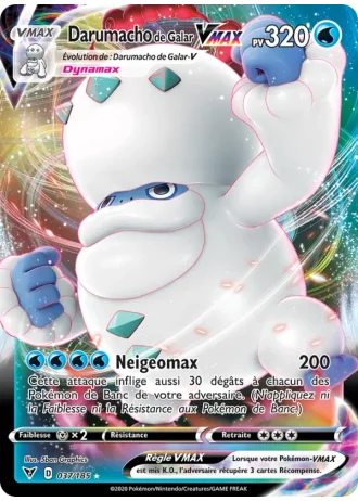 Darumacho de Galar VMAX #37/185 — Voltage Éclatant
