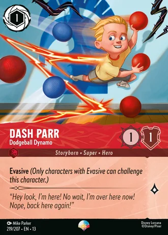 Dash Parr - Dodgeball Dynamo #219/261 — Attack of the Vine!