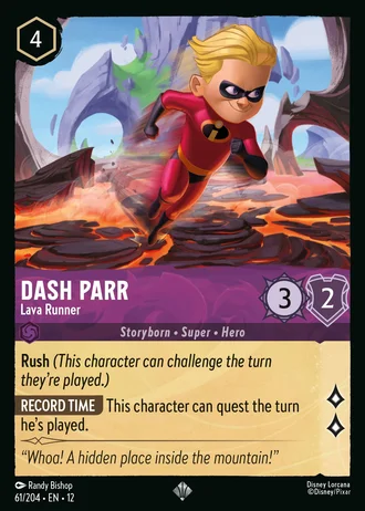 Dash Parr - Lava Runner #61/257 — Wilds Unknown