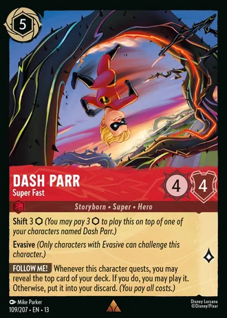 Dash Parr - Super Fast #109/261 — Attack of the Vine!