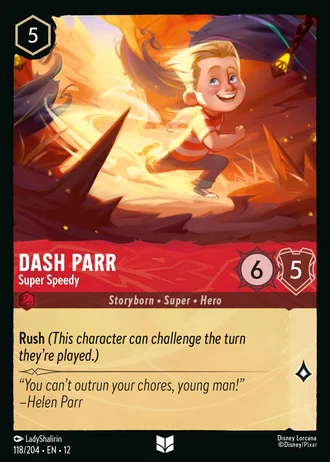 Dash Parr - Super Speedy #118/257 — Wilds Unknown